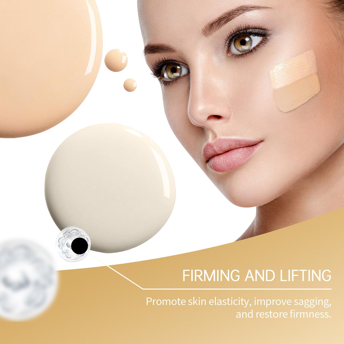 Tiejdhr before and after application scale showing concealed dark circles