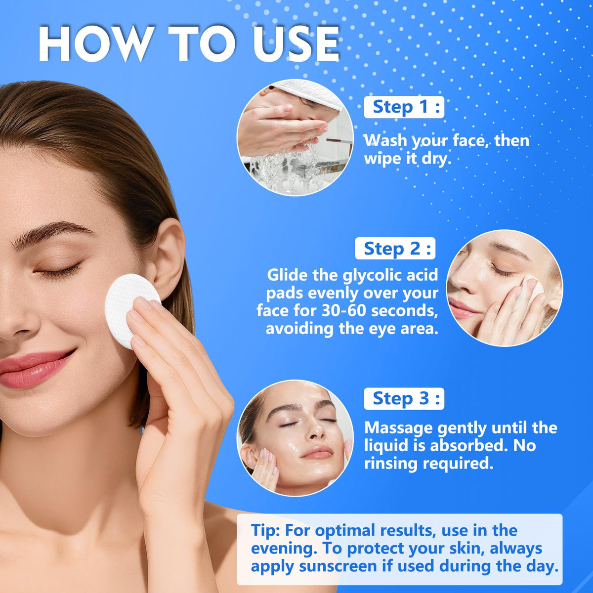 Tiepetly ingredients list label focusing on glycolic and salicylic acids for transparency