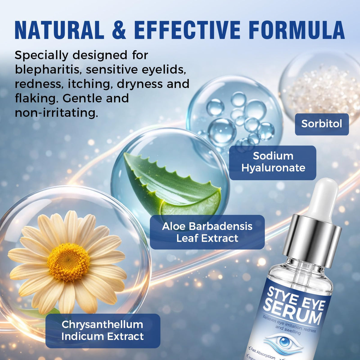 Tiepetly serum texture close-up showing lightweight liquid for fast absorption benefit comfort