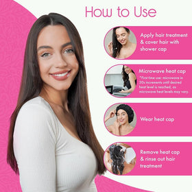 Tifara Beauty lifestyle scene of scalp treatment at home showing relaxing spa-like benefit