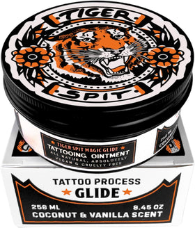 TIGER SPIT front packaging showing clear product branding and professional size