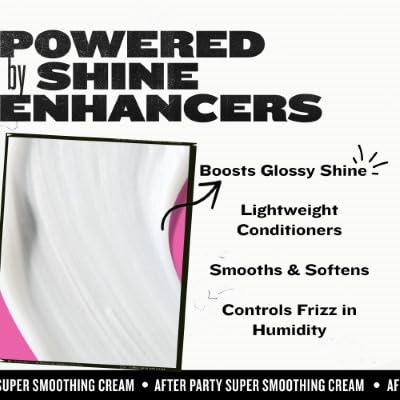 TIGI After Party being smoothed into damp hair to reduce frizz and drying time