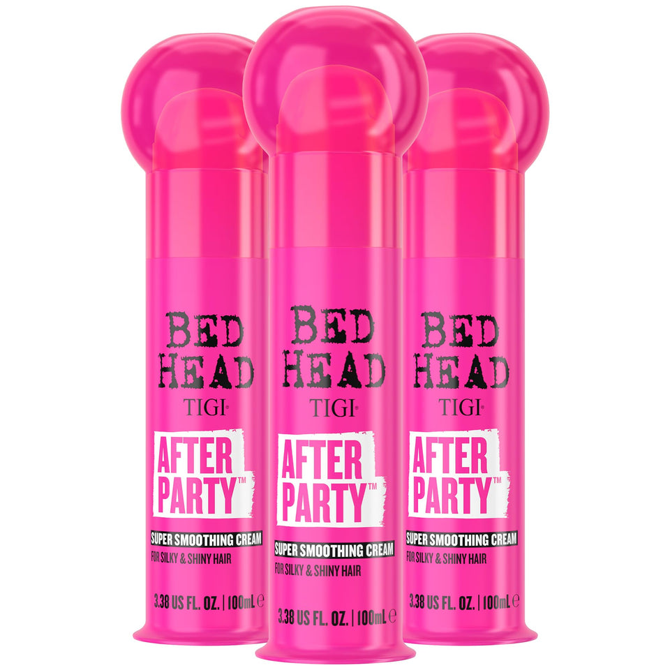 TIGI After Party front packaging showing product and size benefit shine