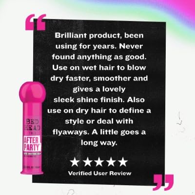 TIGI After Party on bathroom counter staged for everyday styling convenience