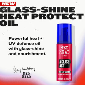 TIGI Bed Head pump and nozzle close-up for easy dispensing and controlled application