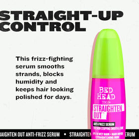 TIGI Bed Head being applied to damp hair for smoother styling