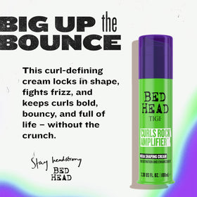 TIGI Bed Head cream texture close-up highlighting smooth, spreadable formula