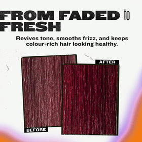 TIGI Bed Head duo staged in a shower scene illustrating easy at-home salon care