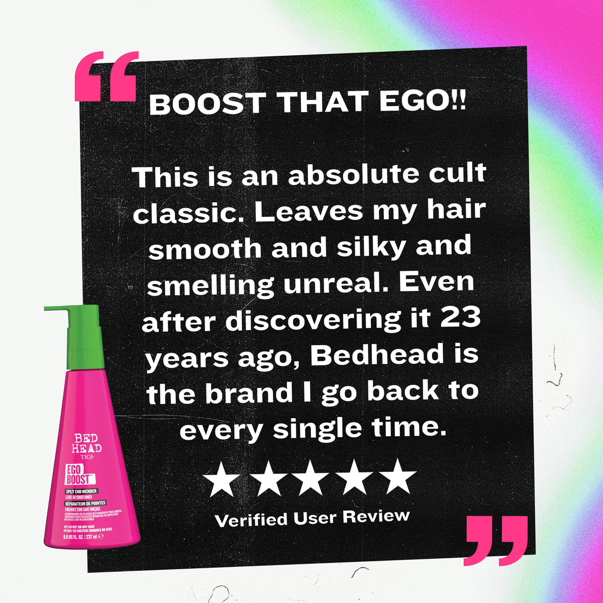 TIGI Bed Head surrounded by berries suggesting fruity fragrance and freshness