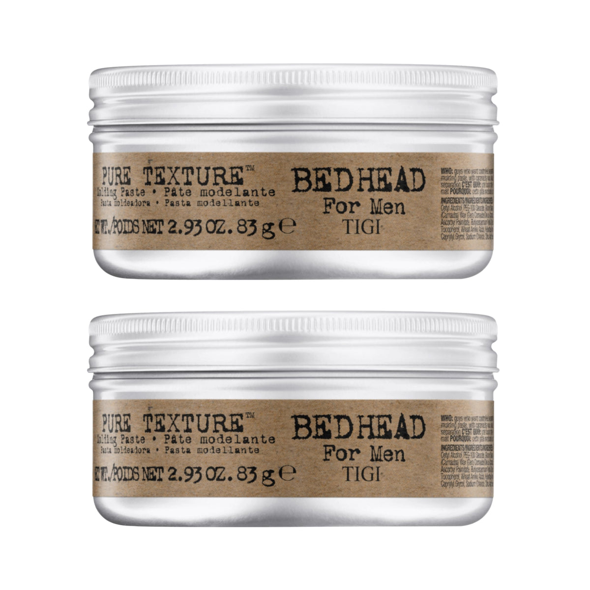TIGI Bed Head front packaging showing product and label for clear identification