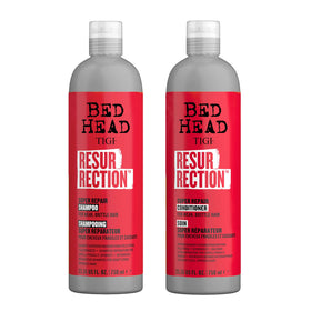 TIGI Bed Head front packaging showing bottles and branding, conveys professional repair