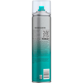 TIGI label close-up highlighting active fixatives and usage tips