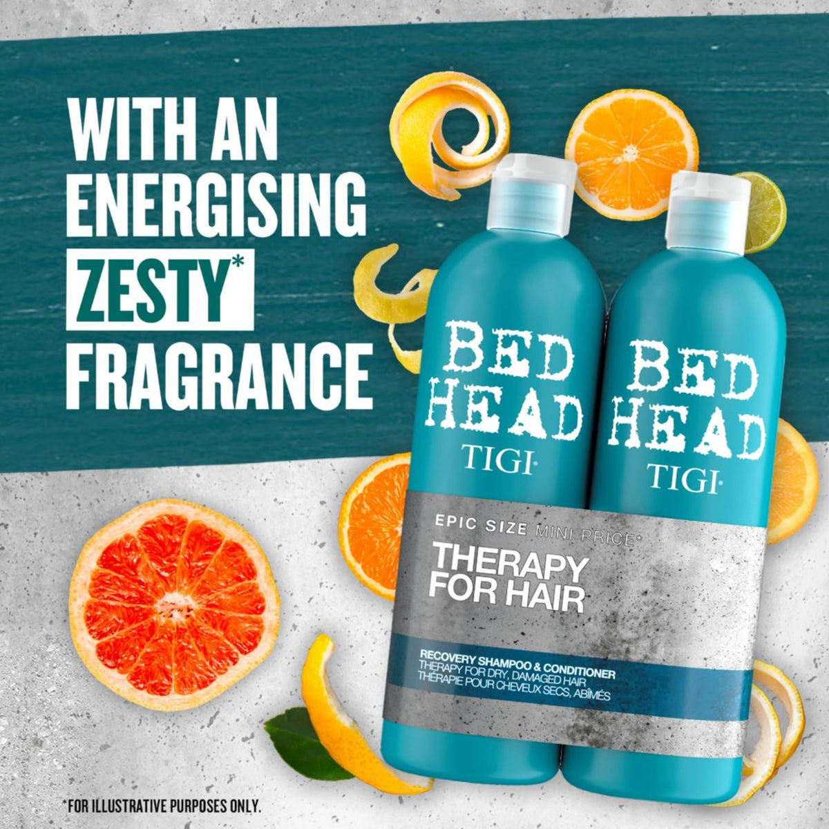 TIGI Bed Head conditioner in use in shower showing easier detangling benefit