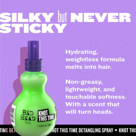 TIGI Bed Head bottle beside common objects to show 7.71 fl oz size and portability