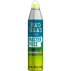 TIGI Bed Head front packaging showing product and glossy finish benefit
