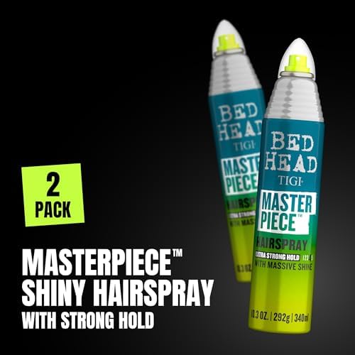 TIGI Bed Head spray action mist demonstrating even application and hold