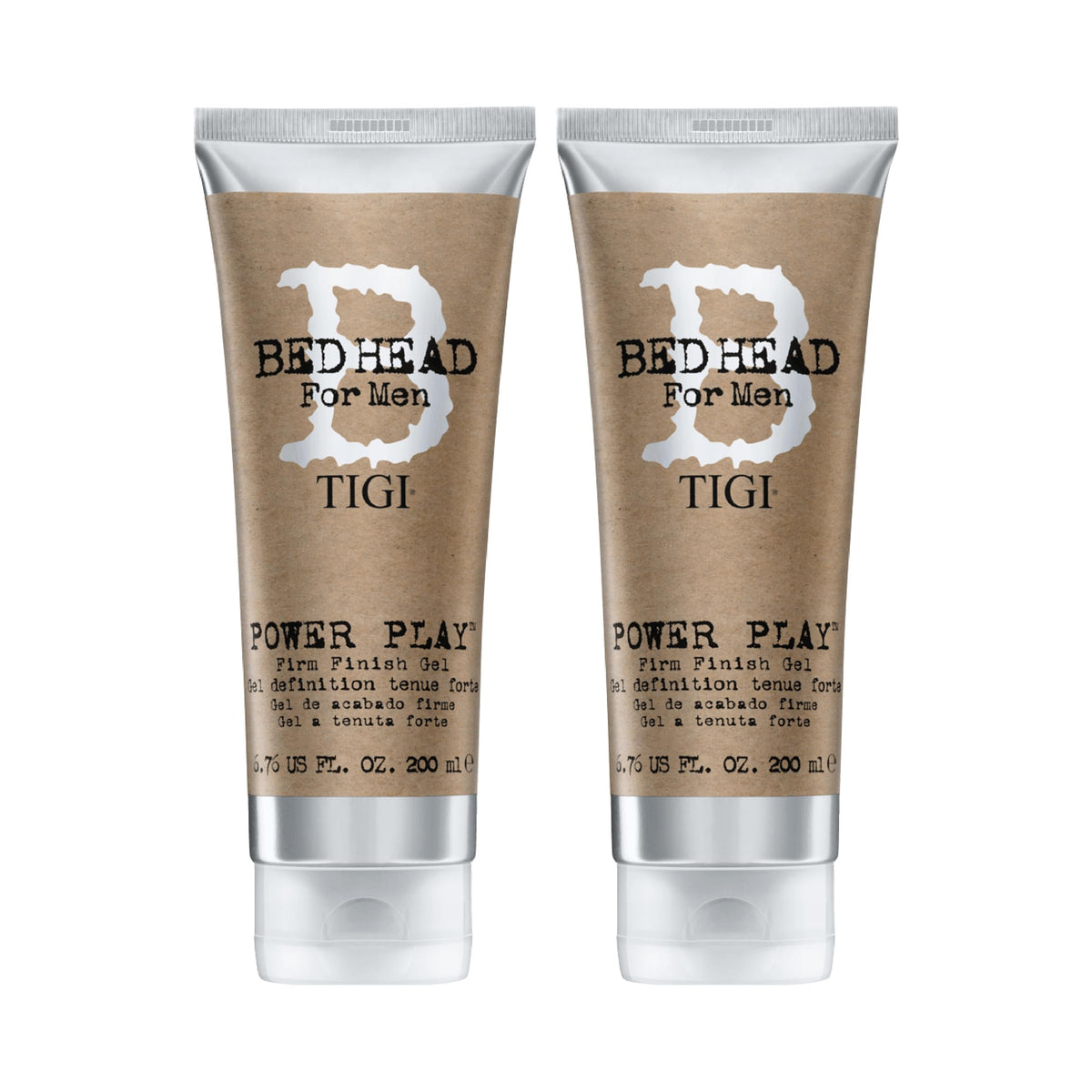 TIGI Bed Head front packaging showing firm-hold benefit