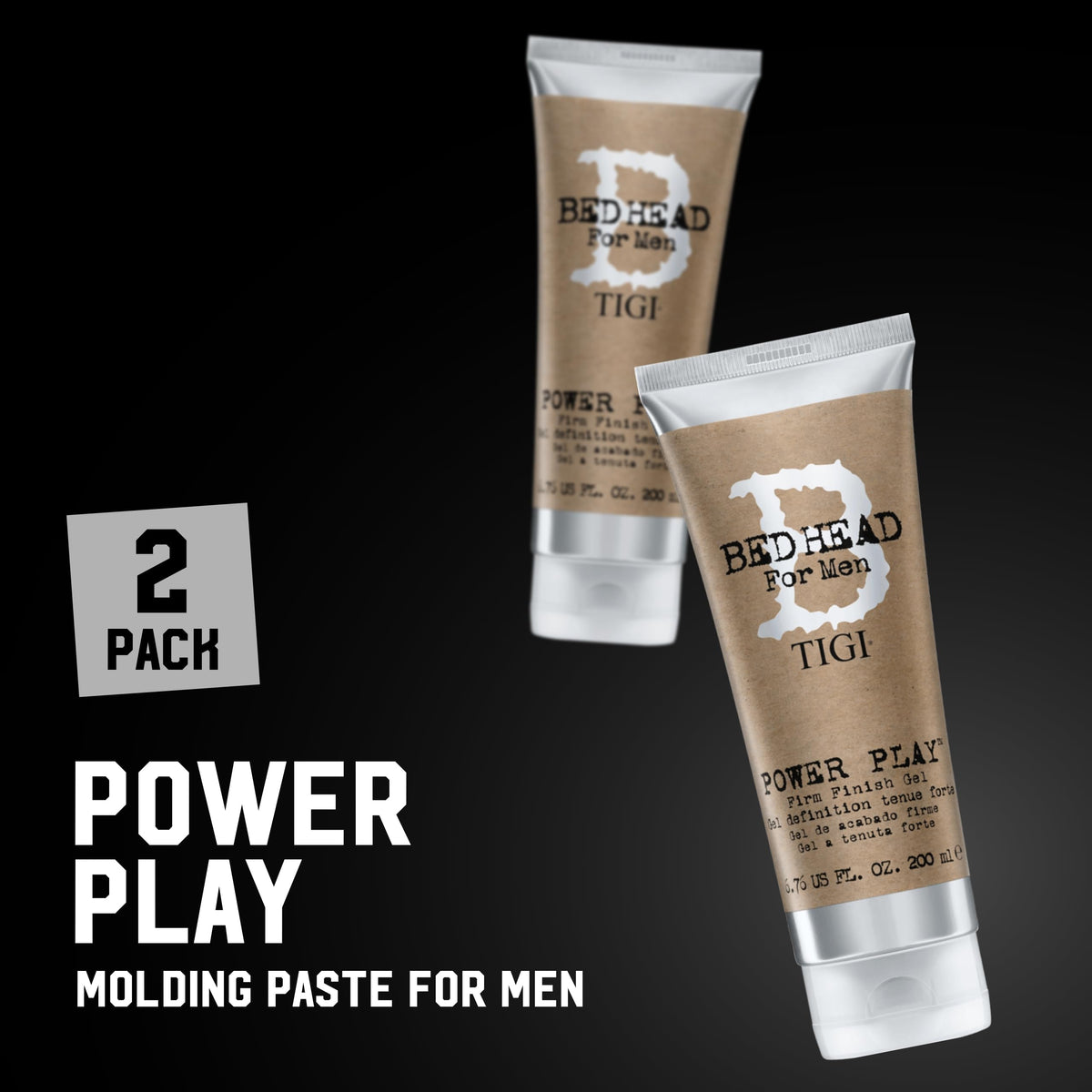 TIGI Bed Head gel texture close-up highlighting smooth consistency