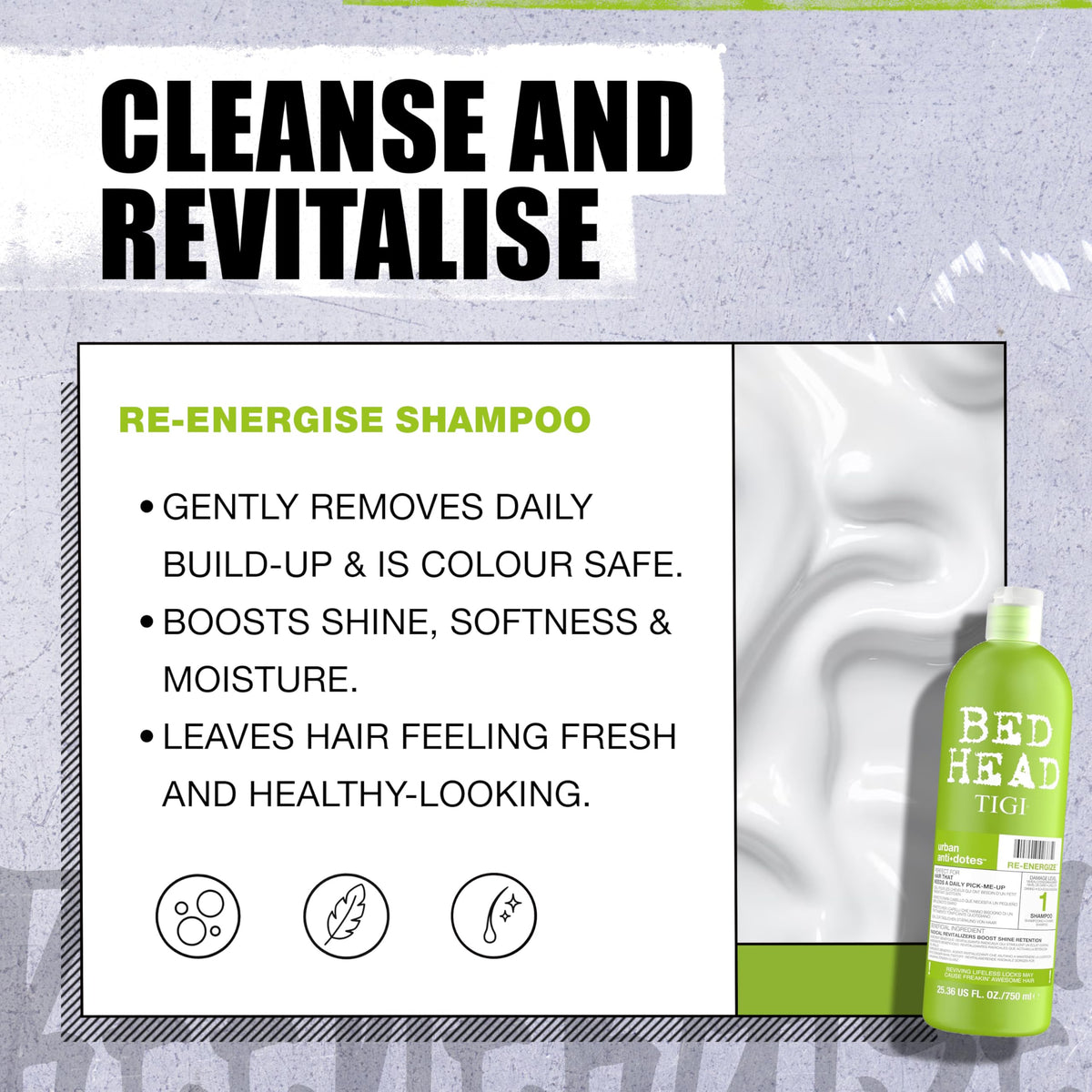 TIGI Bed Head conditioner creaminess for easy detangling