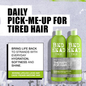 TIGI Bed Head close-up of shampoo texture for gentle cleanse