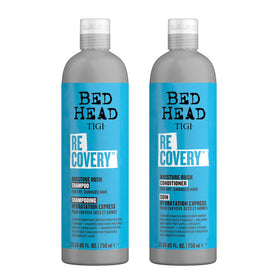 TIGI Bed Head front packaging showing full-size duo and benefits