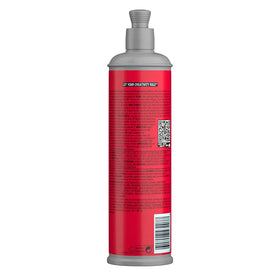 TIGI Bed Head Resurrection conditioner being applied to damaged hair for improved softness and manageability
