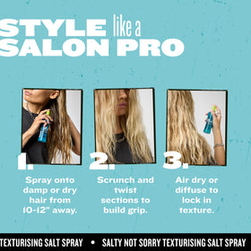 TIGI Bed Head held in hand while styling showing user-friendly grip benefit