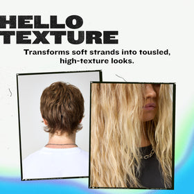 TIGI Bed Head label detail showing ingredients and usage tips for informed styling