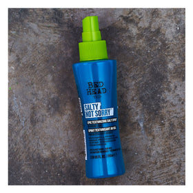 TIGI Bed Head on bathroom shelf among products showing everyday routine fit