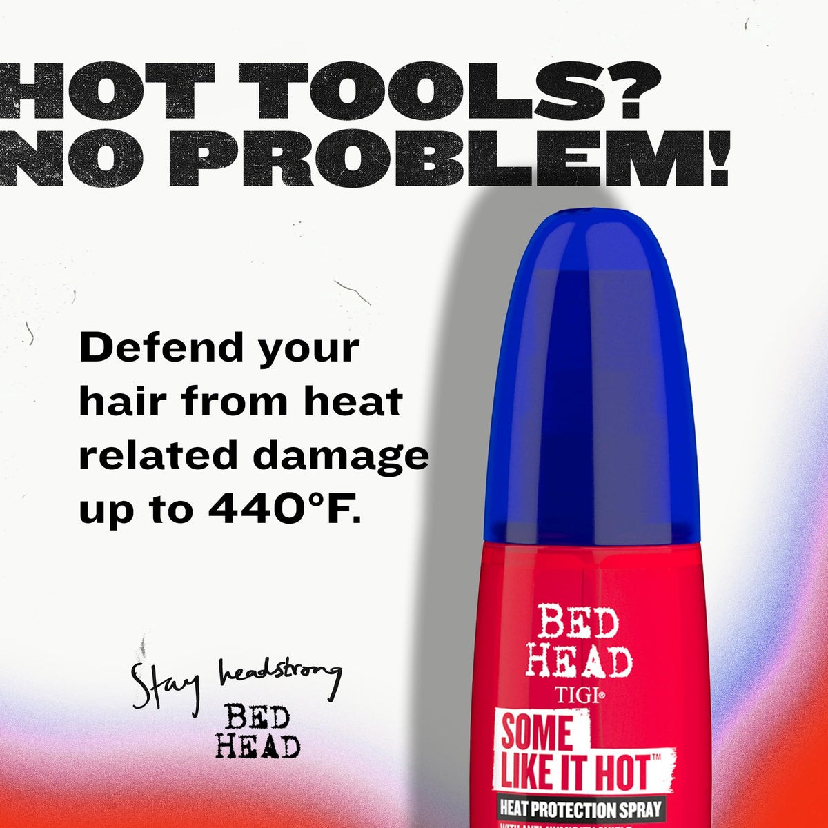 TIGI Bed Head nozzle detail demonstrating easy, even spray