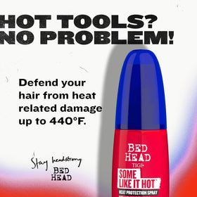 TIGI Bed Head nozzle detail demonstrating easy, even spray