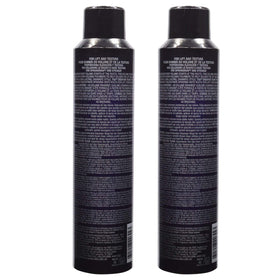TIGI Catwalk spray being applied at roots, demonstrates easy volume and styling benefit