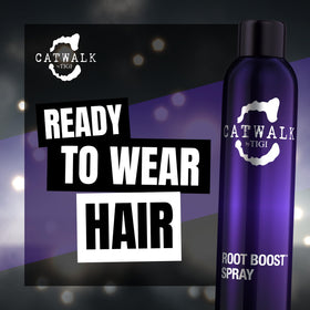 TIGI Catwalk used during blow-dry to create runway-style volume