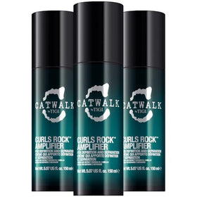 TIGI Catwalk size comparison next to hand showing convenient 5.07 oz tube for regular use