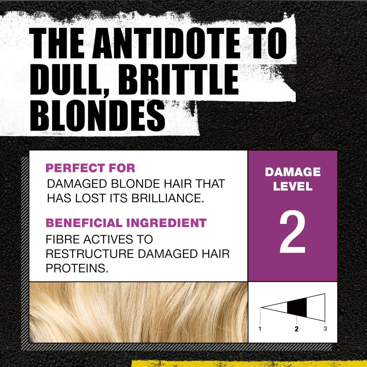 TIGI Dumb Blonde shampoo lather texture demonstrating gentle cleansing benefit