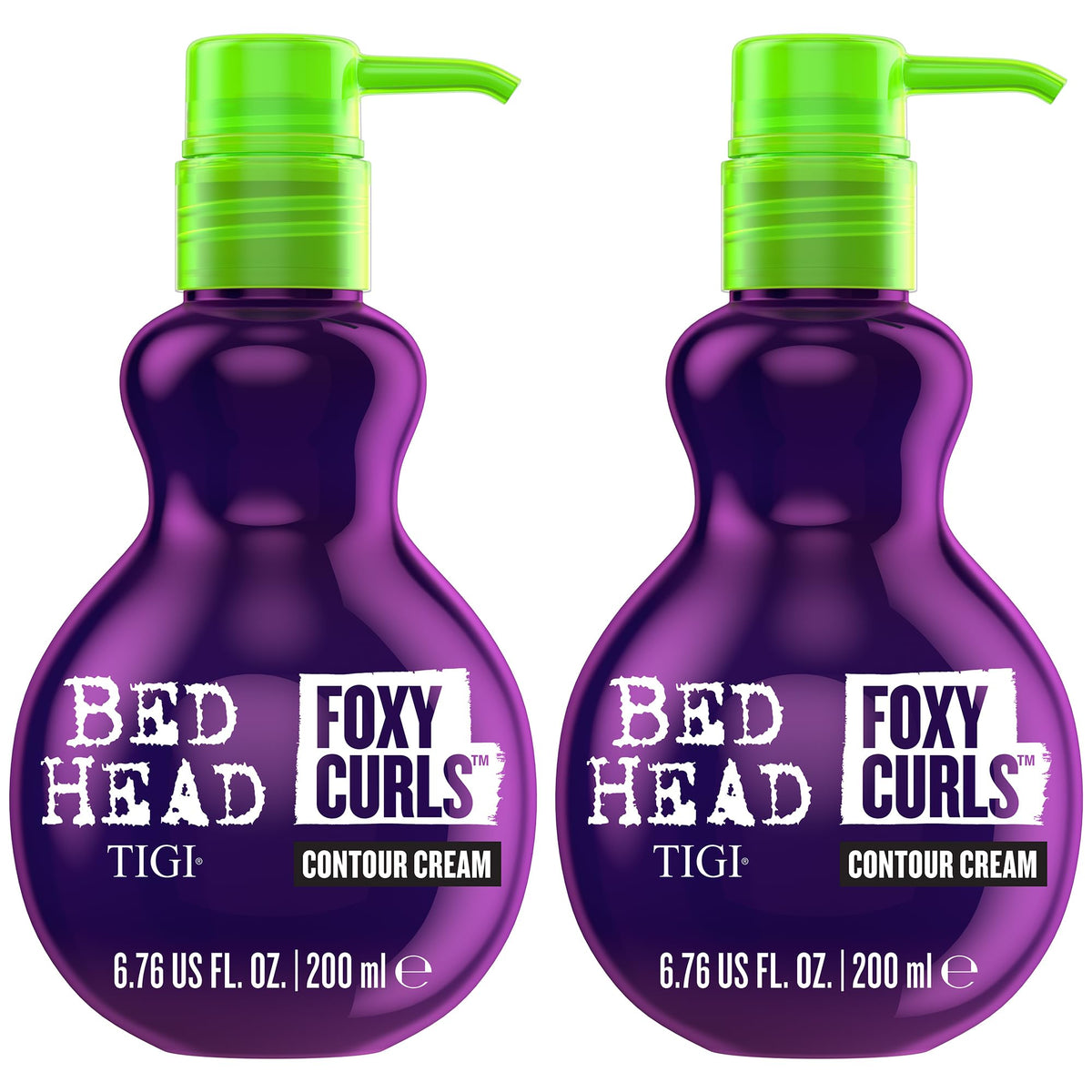 TIGI Bed Head front view of 2-pack showing product and branding with clear benefit
