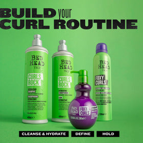 TIGI sliced fruit beside product hinting at Fruit Twist scent and fresh finish