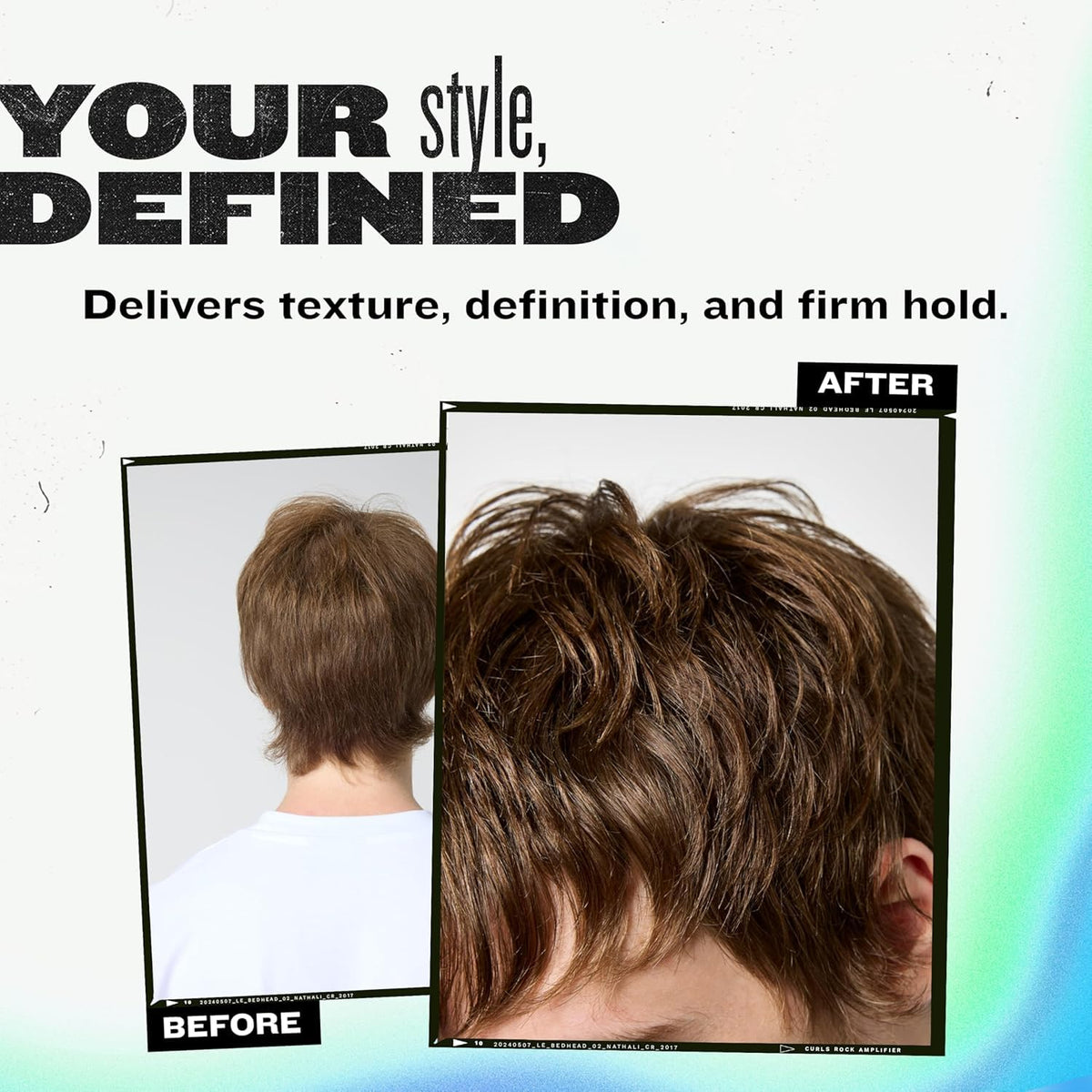 TIGI Bed Head beeswax and babassu oil visual highlighting conditioning benefit