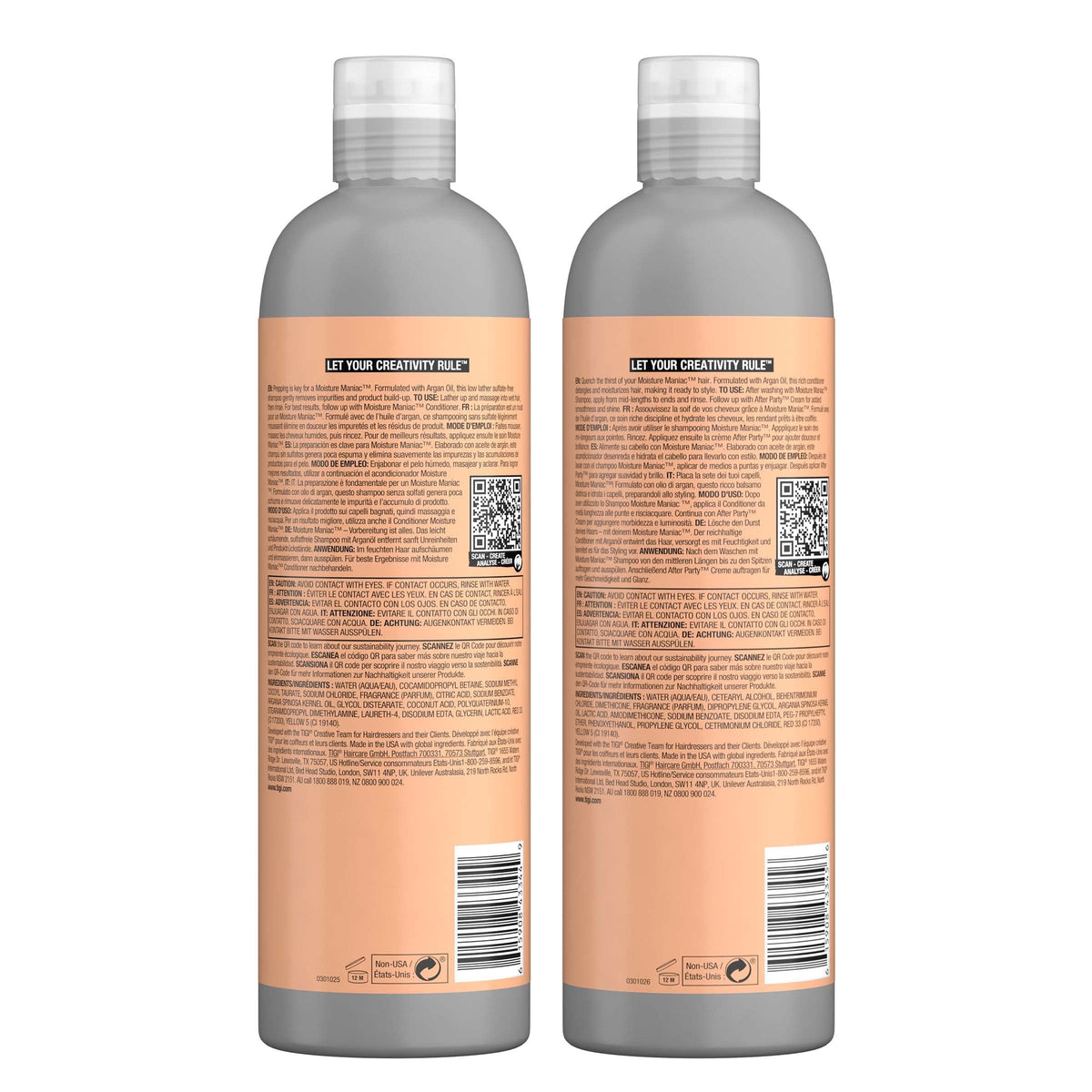 TIGI creamy lather texture demonstrating gentle sulfate-free cleansing benefit