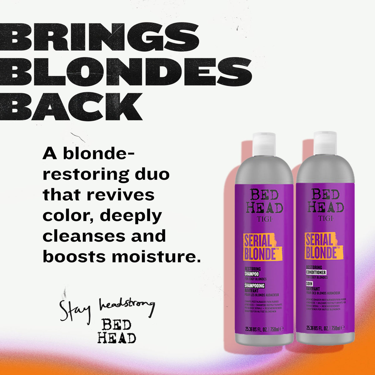 TIGI shampoo pump and bottle detail for easy dispensing and salon results