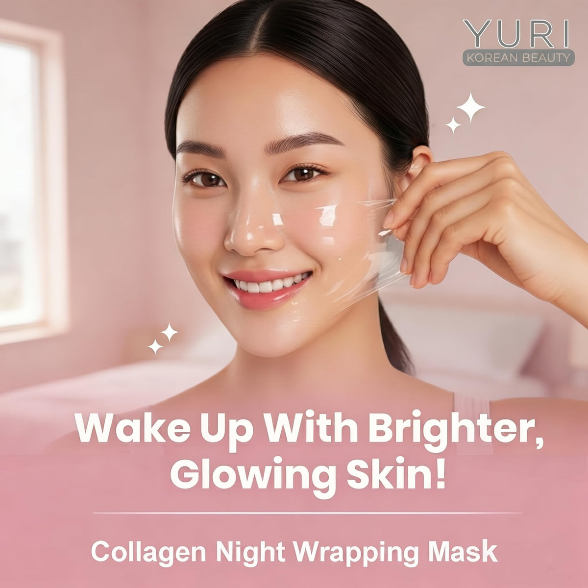 Tiglowa YURI label showing plant extracts and collagen ingredient list