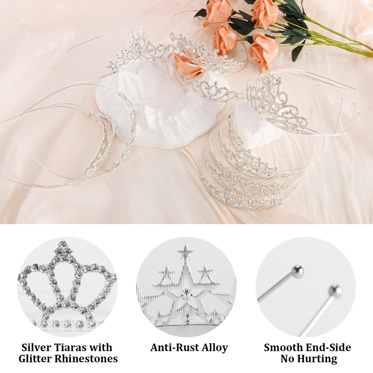Tihebax party lifestyle setting with multiple girls wearing crowns for cohesive styling