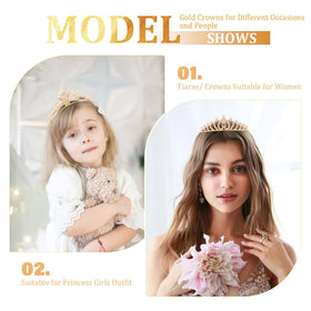 Tihebax tiara beside hand showing scale and easy wearability