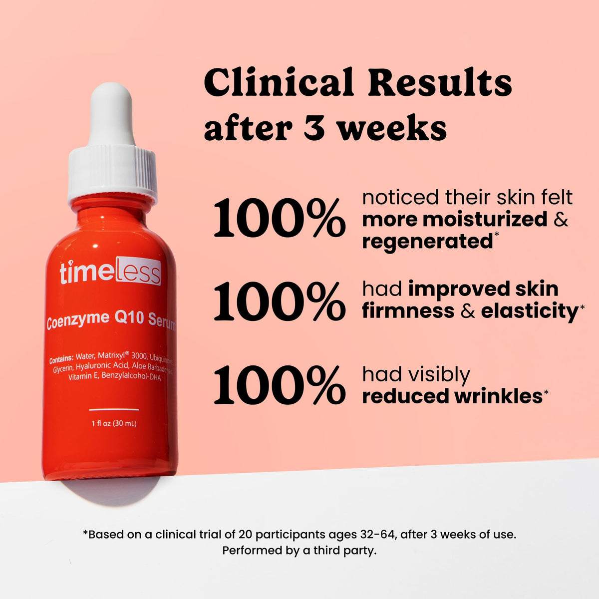 Timeless Skin Care close-up of serum texture showing lightweight hydration benefit