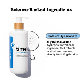 Timeless Skin Care pump dispenser demonstrating easy, precise dosing benefit