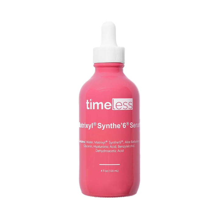 Timeless Skin Care front packaging showing product and benefit of firming