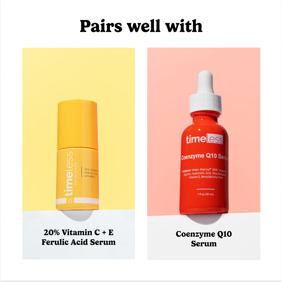 Timeless Skin Care in bathroom routine setting illustrating daily hydration support