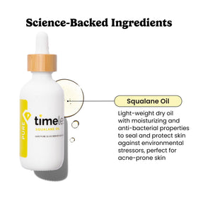 Timeless Skin Care dropper dispensing a few drops for controlled application