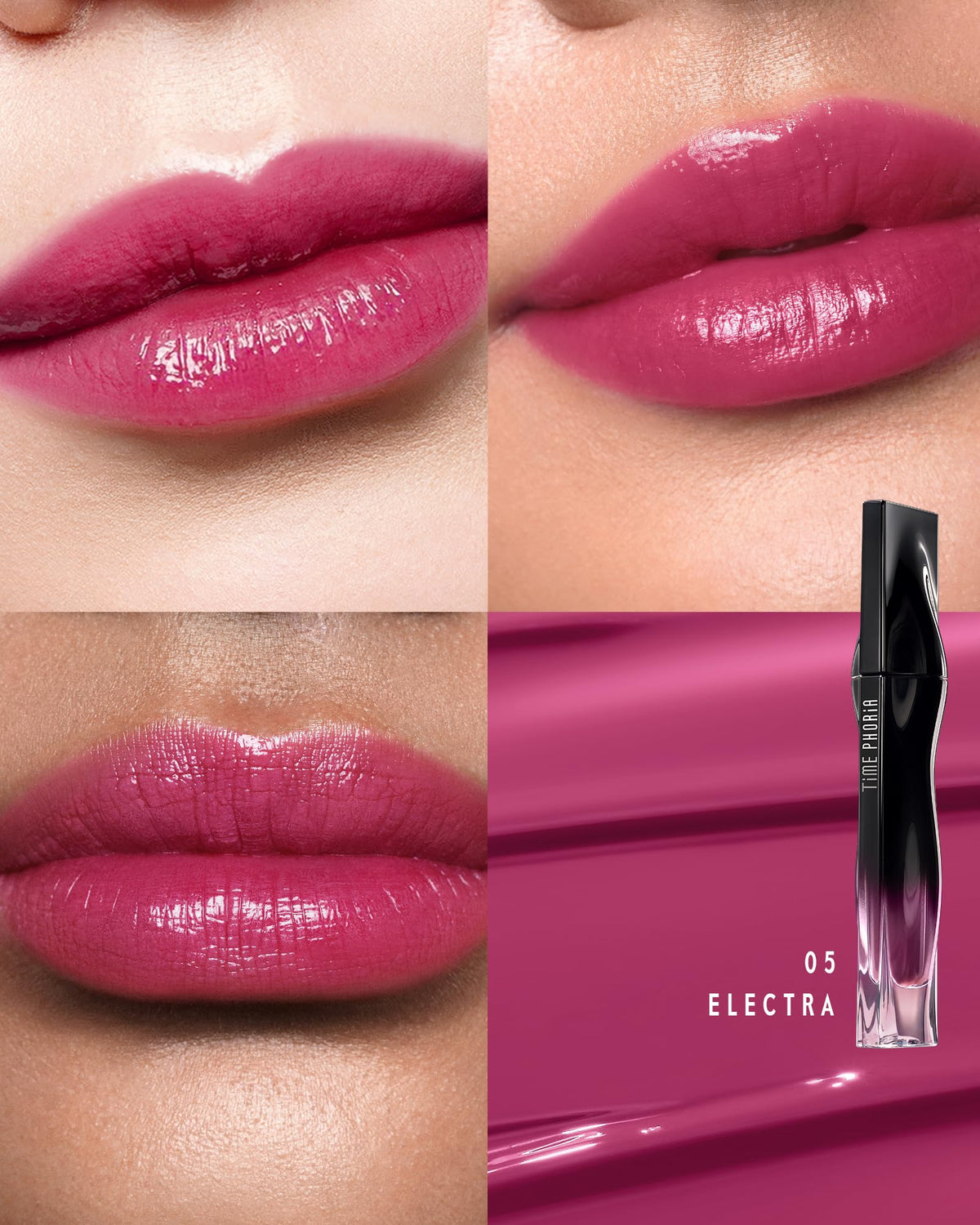 TIMEPHORIA Electra angled applicator close-up for precise, even application