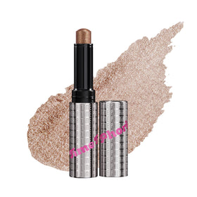 TIMEPHORIA front view of Bronzite stick showcasing compact packaging and neutral rose finish